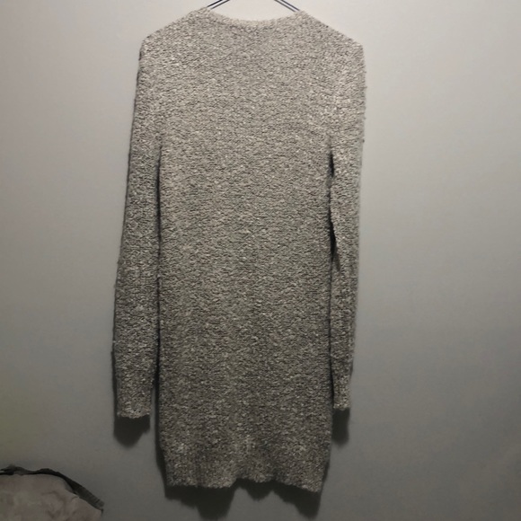 BCBG Grey Sweater Dress - Picture 2 of 4
